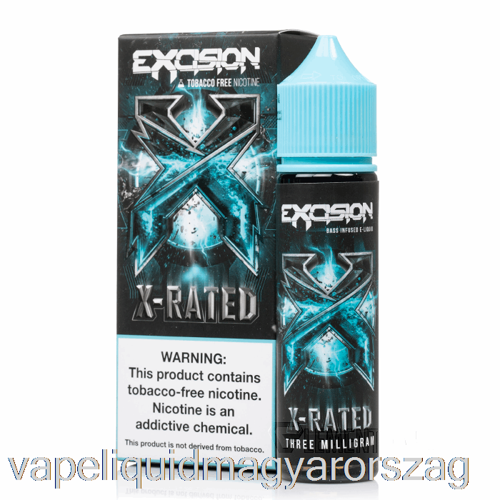 X-rated - Excision - Alt Zero - 60ml 0mg Vape E Cigi